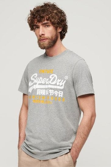 Superdry Grey Vl Duo T-Shirt