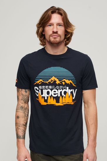 Superdry Navy Great Outdoors Graphic T-Shirt