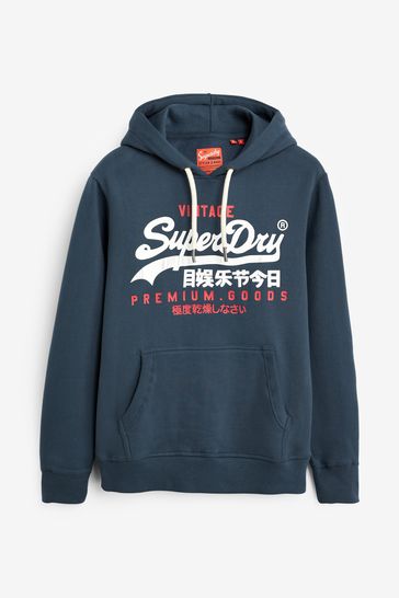 Buy Superdry Blue VL DUO HOODIE from Next USA