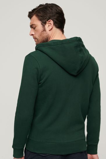 Forest green hoodie zip up online