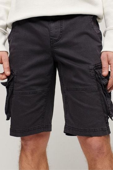 Superdry Black Core Cargo Shorts