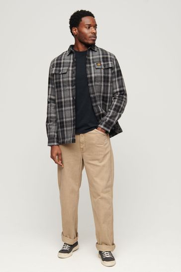 Buy Superdry Brown Work 5 Pocket Joggers from Next Austria
