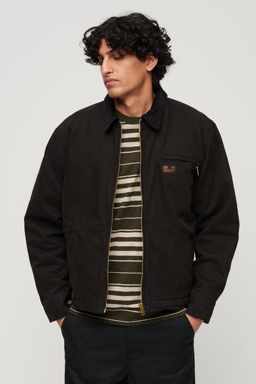 Superdry Black SURPLUS RANCH JACKET