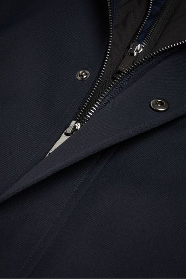 Buy Ted Baker Green Erolson Nylon Funnel Neck Coat from Next USA