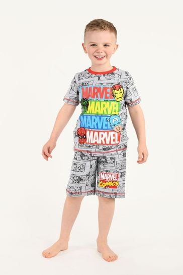 Pijama corto gris de niño de Marvel de Brand Threads