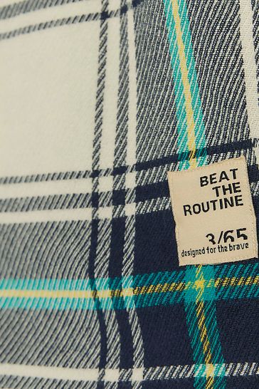River island check best sale shirt