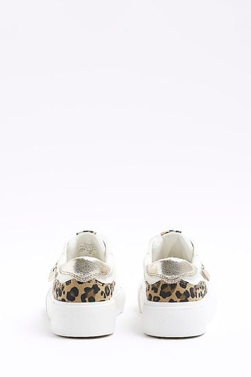 River island leopard print on sale mules