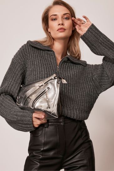 Mint velvet shop grey cardigan