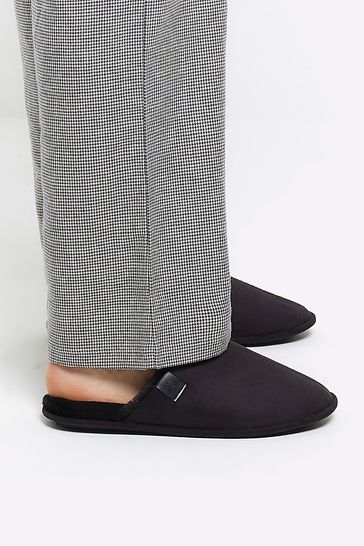 River island top mule slippers