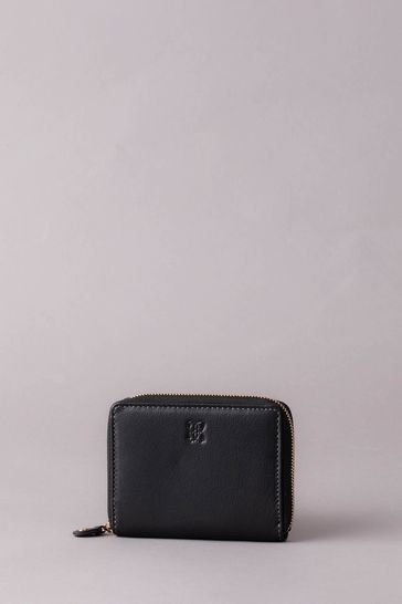 Monedero grande de piel con cremallera de Lakeland Leather