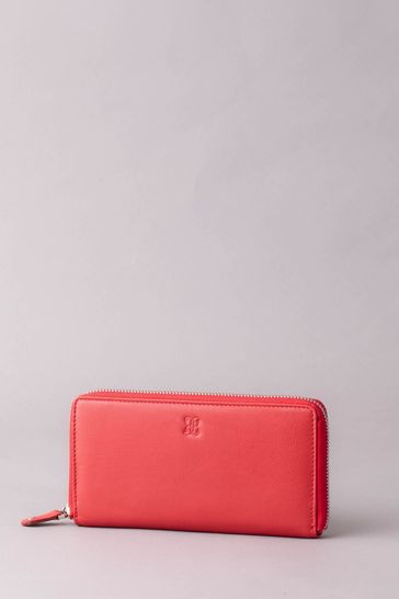 Leather discount zip purse