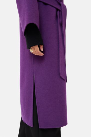 Next purple 2025 belted coat