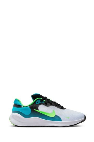 Nike Blue/Green Youth Revolution 7 Trainers
