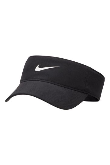 Buy Nike Black Dri FIT Ace Swoosh Visor Hat from Next Turkey