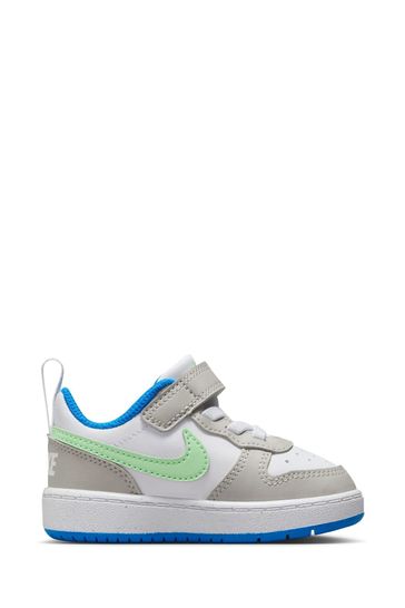 Buy Nike White Grey Black Infant Court Borough Low Recraft Trainers from Next Netherlands