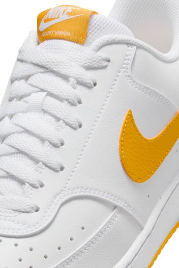 Nike trainers yellow tick hot sale
