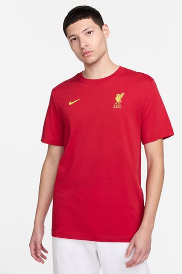 Buy Nike Red Liverpool FC Club Essential T Shirt from Next Cyprus