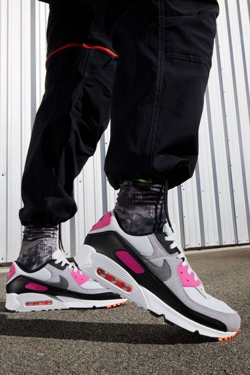 Pink and white air max 9 2025