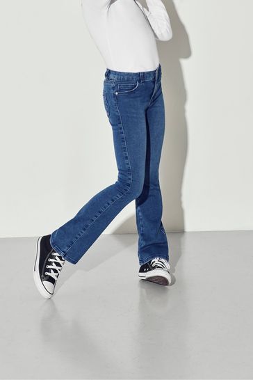 ONLY KIDS Flare Leg Jeans With Adjustable Waist