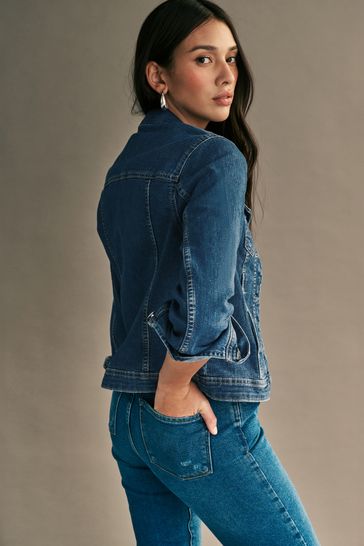 Buy ONLY Blue Denim Jacket from Next Luxembourg