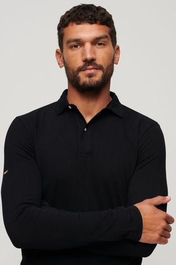 Superdry long sleeve best sale polo