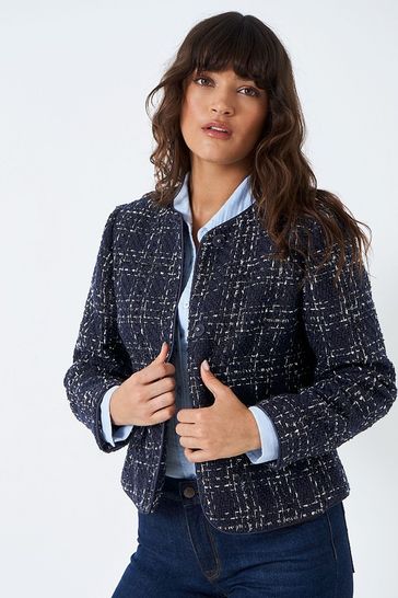 Blue casual shop jacket ladies