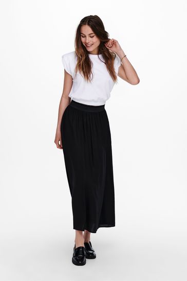 Black jersey hotsell midi skirt uk