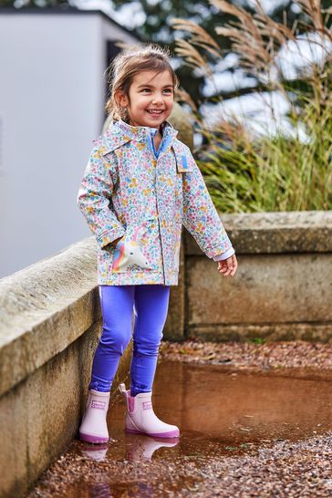 JoJo Maman Bébé Unicorn Waterproof Jacket