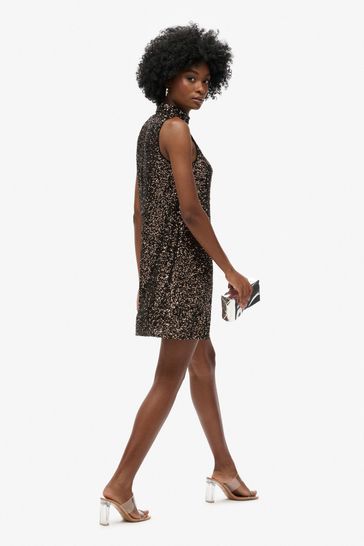 Buy Superdry Sleeveless Sequin A Line Mini Dress from Next Netherlands