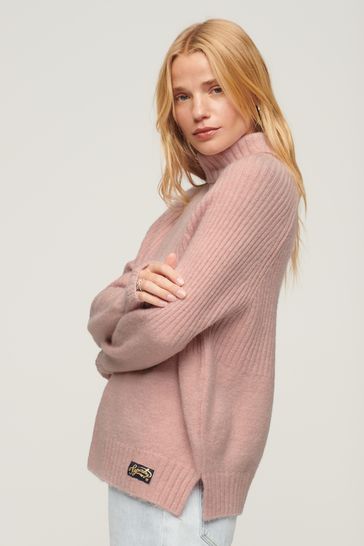 Superdry top pink sweater