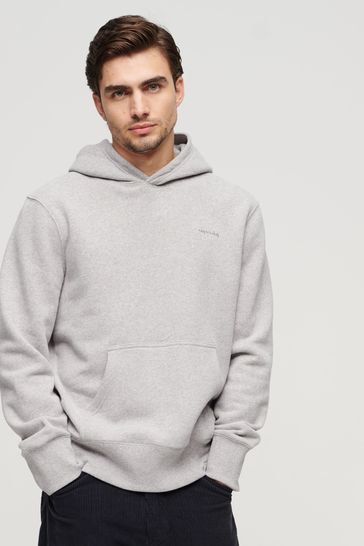 Superdry Grey Vintage Washed Hoodie