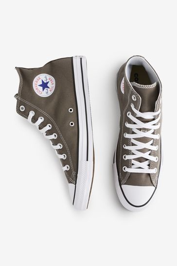 Converse all star high tops grey new arrivals