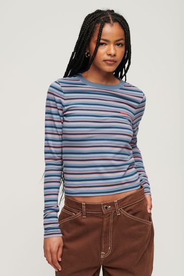 YOURS Plus Size Beige Brown Stripe Maxi Cardigan