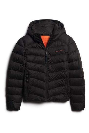 Superdry black cheap label jacket