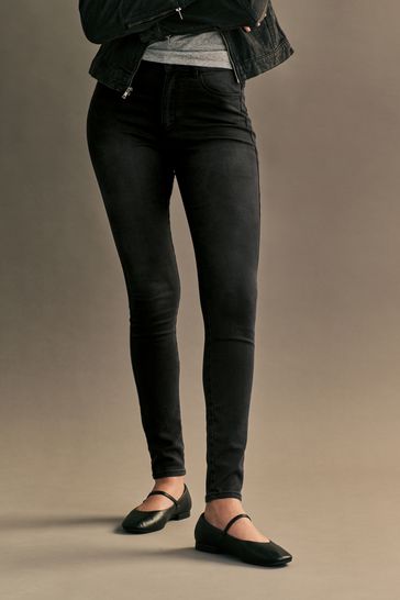 ONLY Black Royal High Waisted Stretch Skinny Jeans