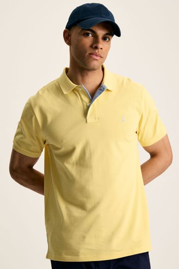 Joules Woody Yellow Regular Fit Cotton Polo Shirt