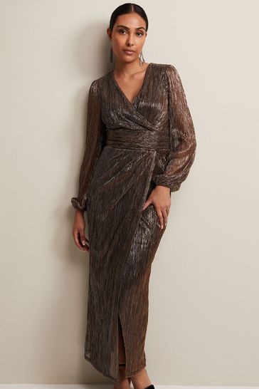 Phase eight shimmer maxi dress on sale