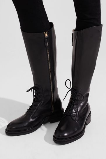 Buy Hobbs Laurel Knee Black Boots from Next Germany