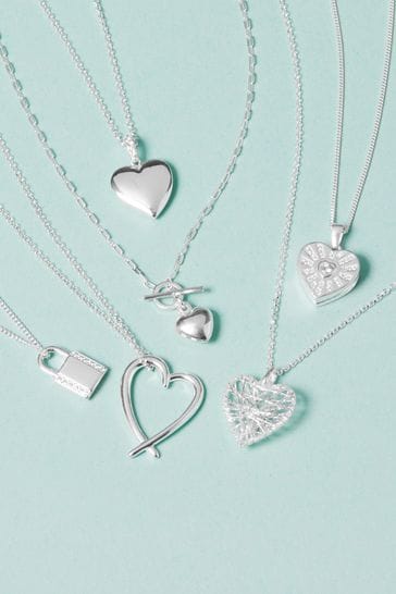 Simply silver clearance necklace
