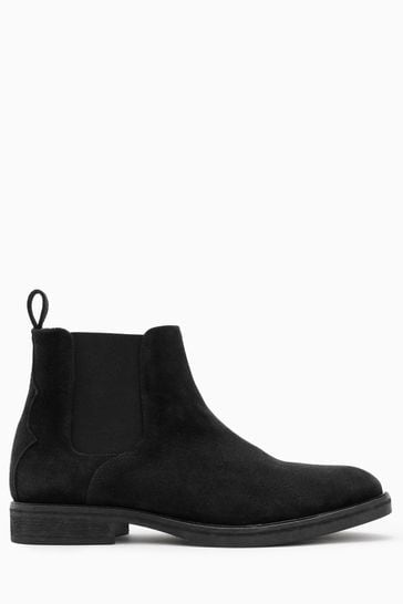 AllSaints Black Creed Suede Boots