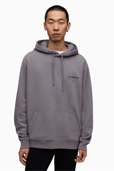 Allsaints grey shop hoodie