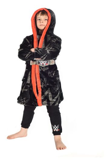Boys hooded dressing gown top
