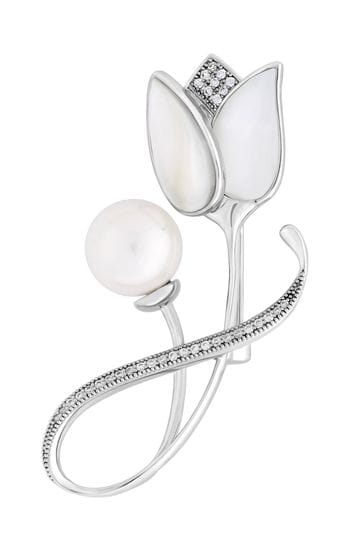 Buy Jon Richard Silver Tone Mother Of Pearl And Pearl Tulip Gift