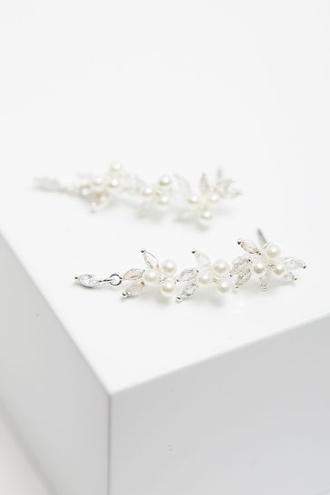 Crystal shop vine earrings