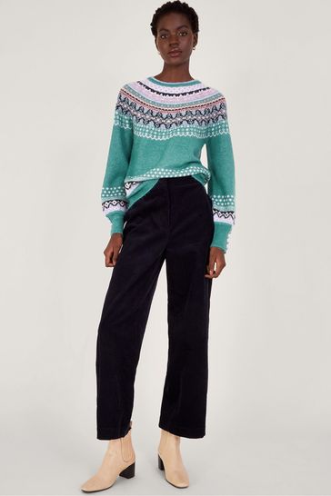 Monsoon blue jumper top