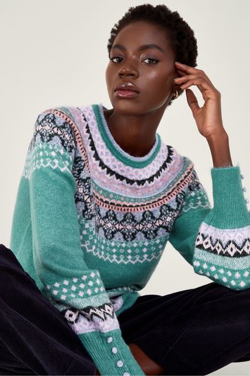 Monsoon on sale fairisle jumper