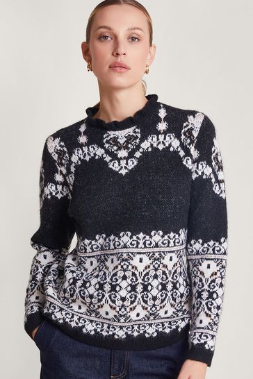 Monsoon fairisle jumper new arrivals