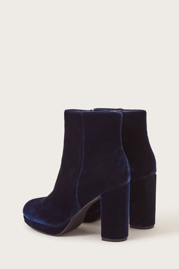 Velvet platform new arrivals boots