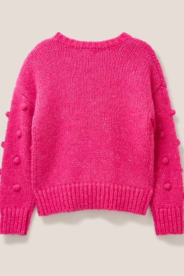 Pink pom outlet pom jumper