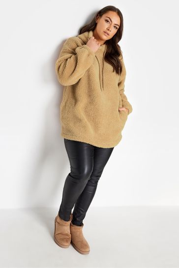 Teddy bear fur hoodie discount